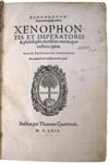 XENOPHON. Omnia, quae extant, opera.  1569.  Lacks the index.